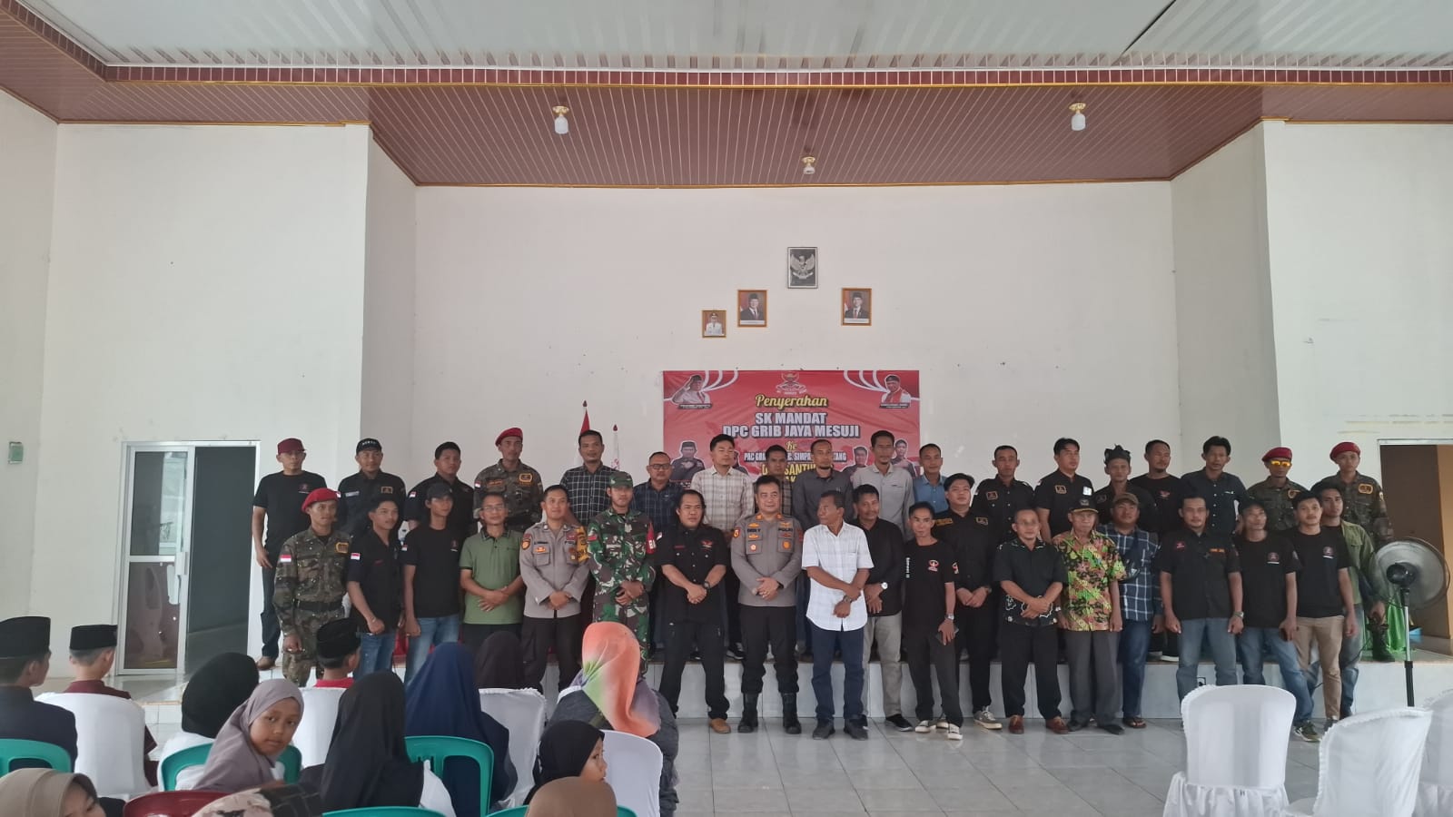 DPC Grib Jaya Apresiasi Yang Hadir Saat Pemberian Mandat Ke PAC
